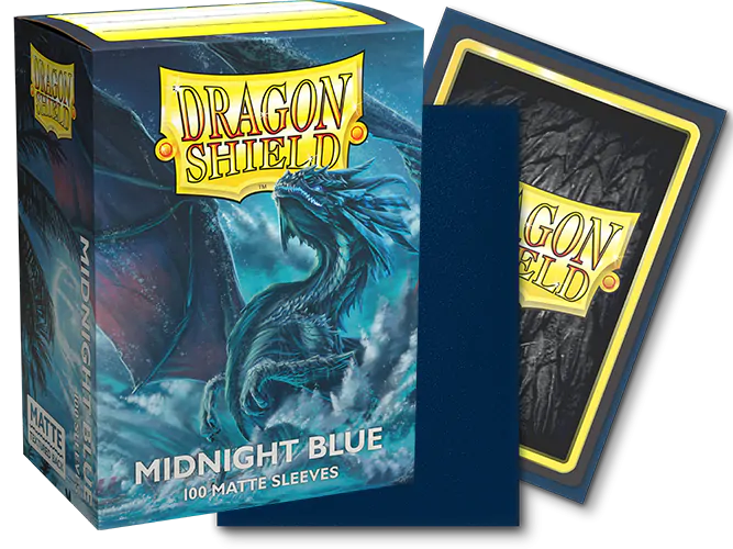 Dragon Shield: Midnight Blue - Matte Japanese Size Card Sleeves